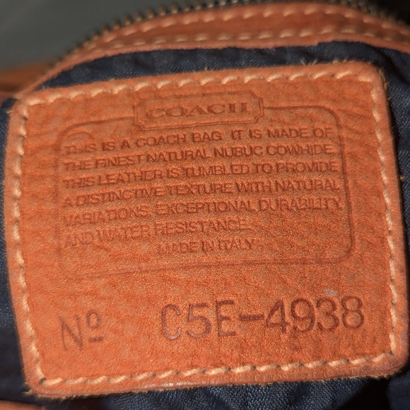 Vintage Coach Sonoma style drawstring bucket backpack. 4938 - Picture 7 of 12